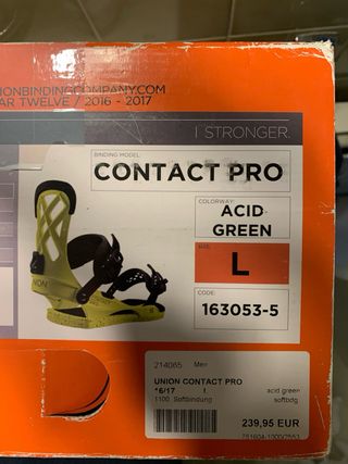 Fijaciones Union Contact PRO L