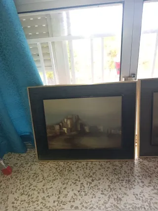 Quadro su tela paesaggio astratto