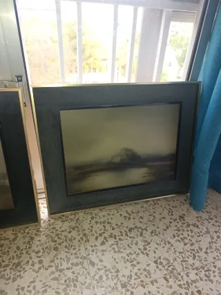 Quadro su tela paesaggio astratto