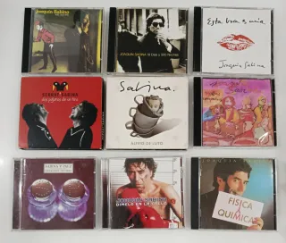 Lote 9 CDs Joaquín Sabina