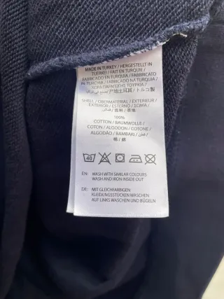 Sudadera Gant Azul Talla XL