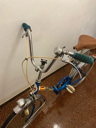 Bicicleta Torrot Antigua Plegable Azul