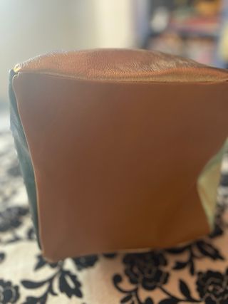 Bolso Komebukuro Estilo Japonés Piel Genuina