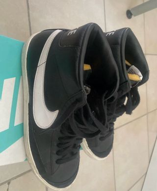 usate poco Nike Blazer Mid '77 Suede Nero Bianco