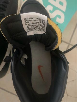 usate poco Nike Blazer Mid '77 Suede Nero Bianco