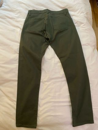 Pantalón Uniqlo Skinny Verde Oscuro Talla M