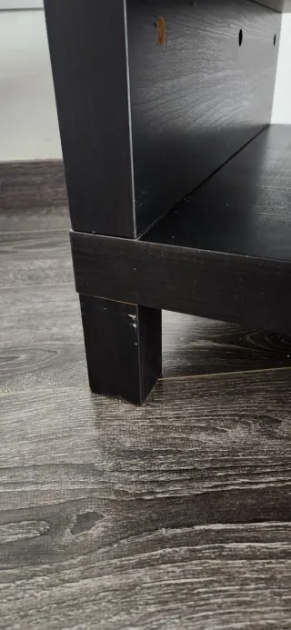 Mueble TV Ikea Lack Negro