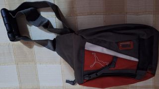 Riñonera Puma Roja y Gris