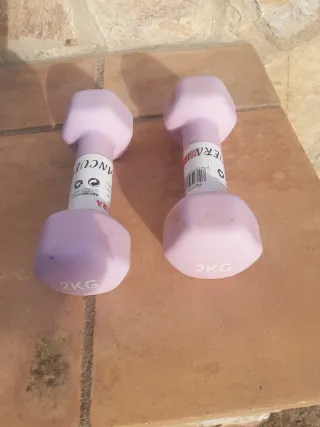 2 Pesas 2kg Moradas