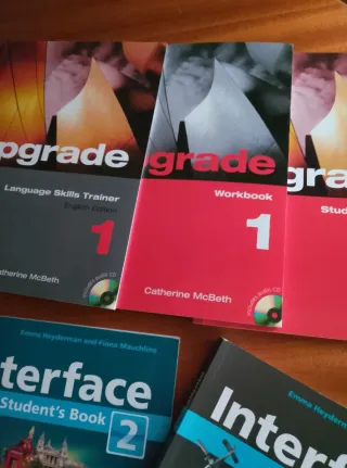 Lote libros de texto en ingles. ESO