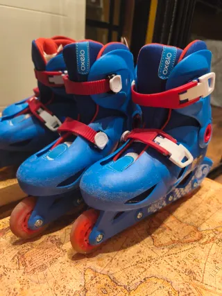 Patines en línea Oxelo Azules Talla 32 33 34