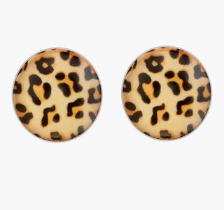 Pendientes Leopardo Plata