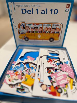 Juego de mesa Aprendo a contar del 1 al 10
