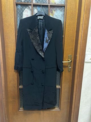 Giacca lunga Luisa Spagnoli paillettes