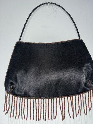 2 Bolsos de fiesta negro con abalorios