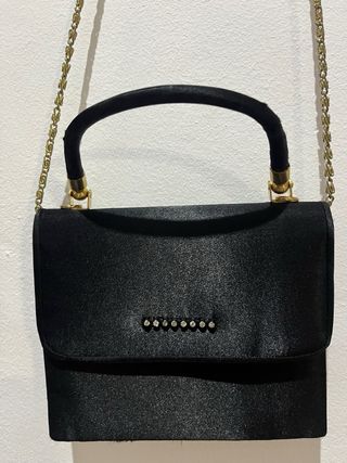 2 Bolsos de fiesta negro con abalorios