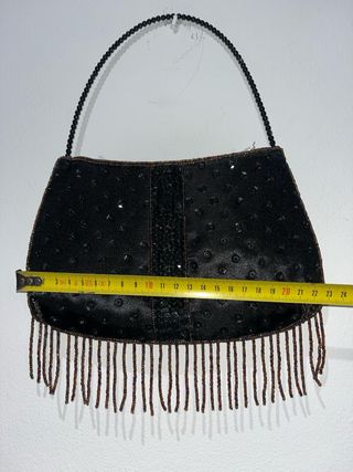 2 Bolsos de fiesta negro con abalorios
