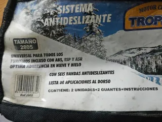 Cadenas Nieve Textiles Motor Club Trophy 2805