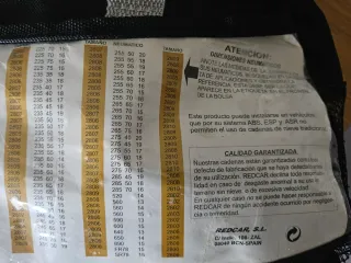 Cadenas Nieve Textiles Motor Club Trophy 2805