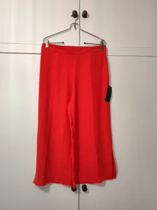 Pantalón culotte coral