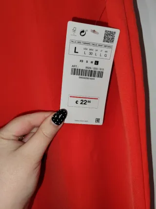 Pantalón culotte coral