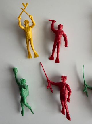 11 Figuras Submarinista Hnos. Pech Años 70