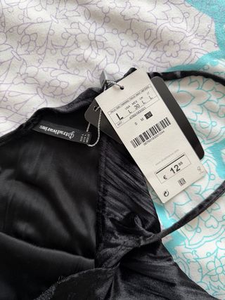 Top lencero negro Stradivarius