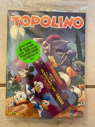 Topolino 3592 con 2 bustine Adrenalyn XL