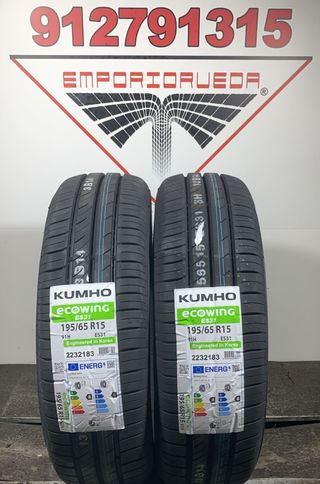 4UD 195 65 15 H KUMHO RUEDA NUEVA YA MONTADA