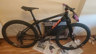 Bicicleta KTM Montaña Negra talla m