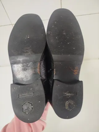 Zapatos de cordones negros talla 39