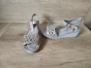 Sandalias Callaghan Talla 38 Beige/Plata