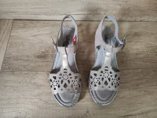 Sandalias Callaghan Talla 38 Beige/Plata