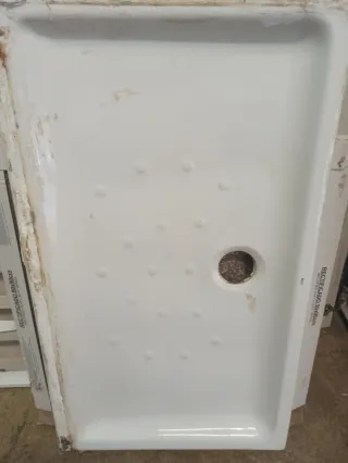 Plato de ducha porcelana de 0'69 x 1'19 de largo