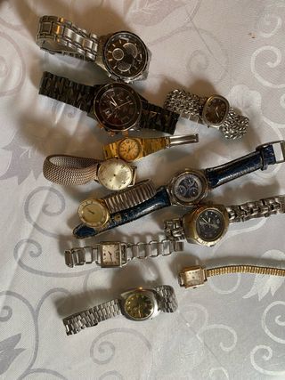 Lote de relojes automáticos y de pila