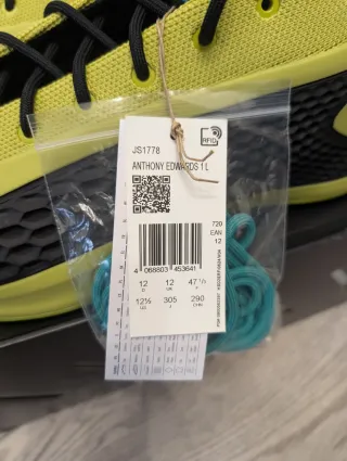 Adidas Anthony Edwards 1 Low Preloved Lime