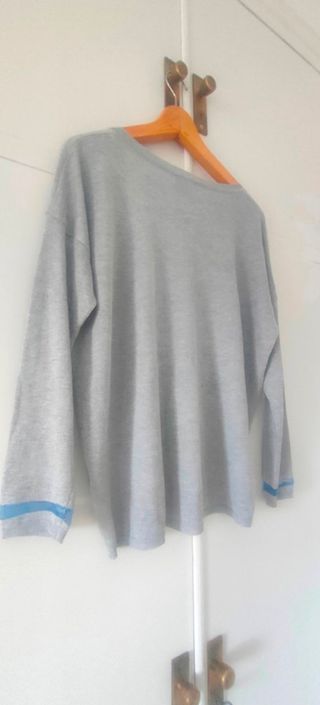 Jersey LOVE gris-azul Sinequanone