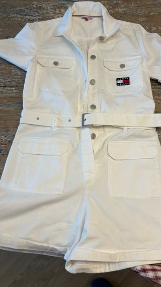 Mono corto blanco Tommy Jeans