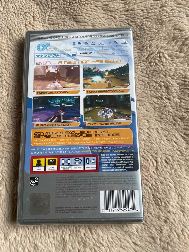 juego WipeOut Pure Sony PSP Precintado España