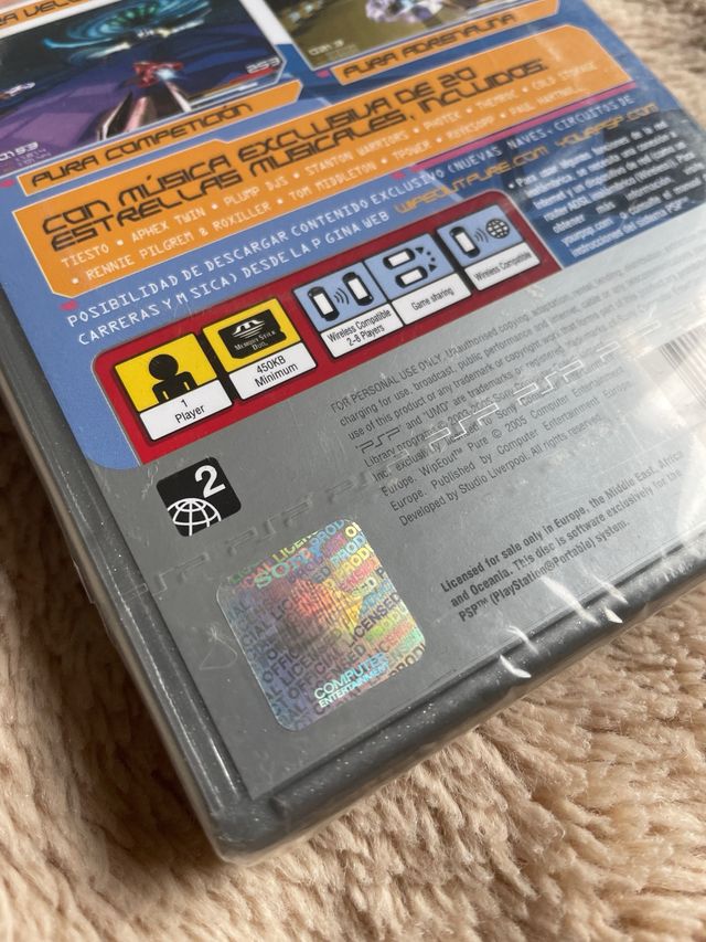 juego WipeOut Pure Sony PSP Precintado España