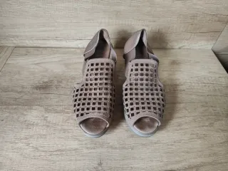 Sandalias 24HORAS Beige/Plata Talla 38