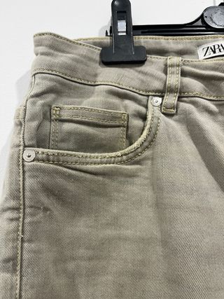 Vaquero slim Zara Talla M gris