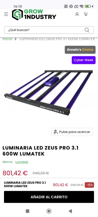 Lumatek Zeus 600 Pro 3.1