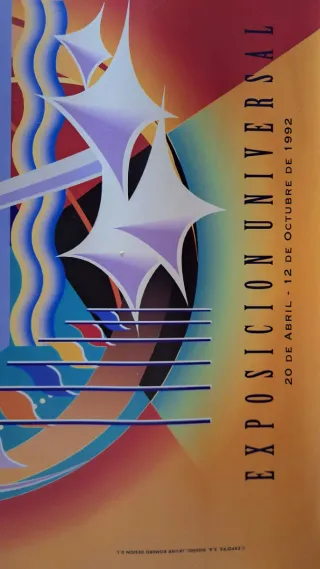 Cartel Expo 92 Sevilla Original