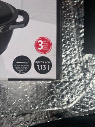 Olla de Hierro Fundido Ernesto Negra