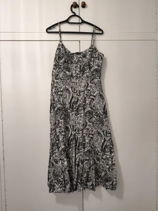 Vestido estampado paisley