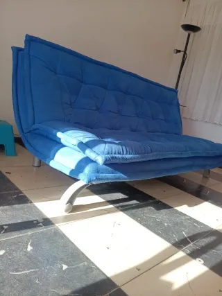 Sofá Cama Azul