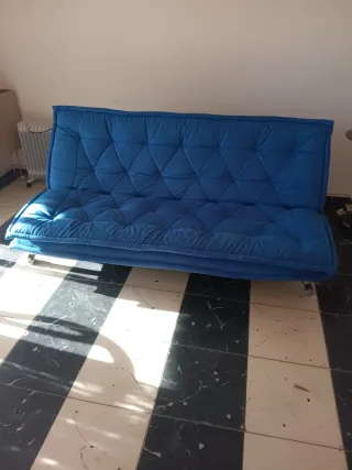 Sofá Cama Azul