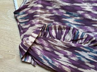 Camisa volantes estampada