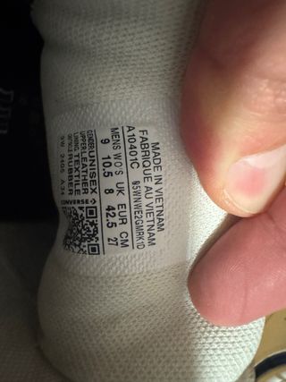 Zapatillas Converse Blancas y Azules